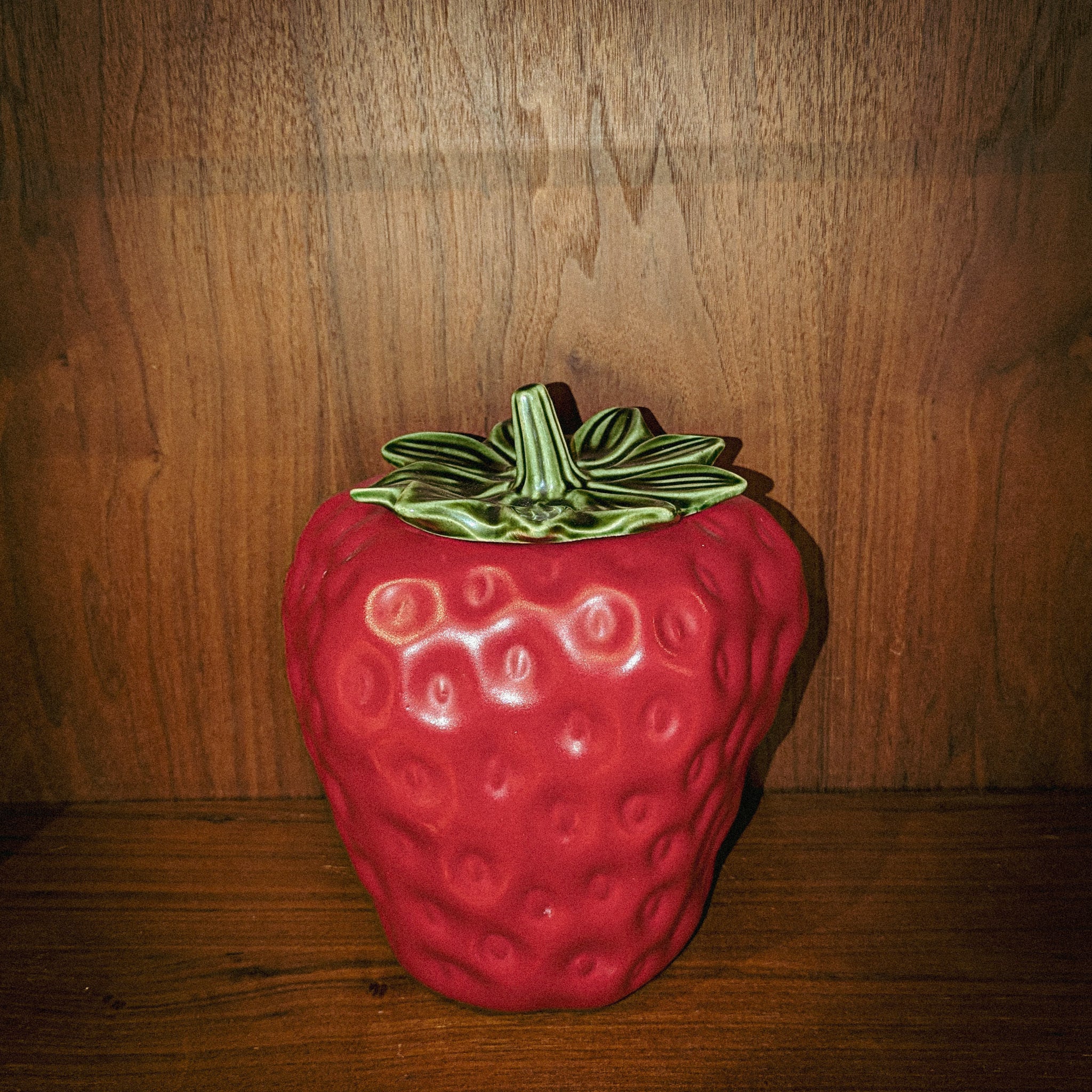 Vintage Strawberry 2024 Cookie Jar